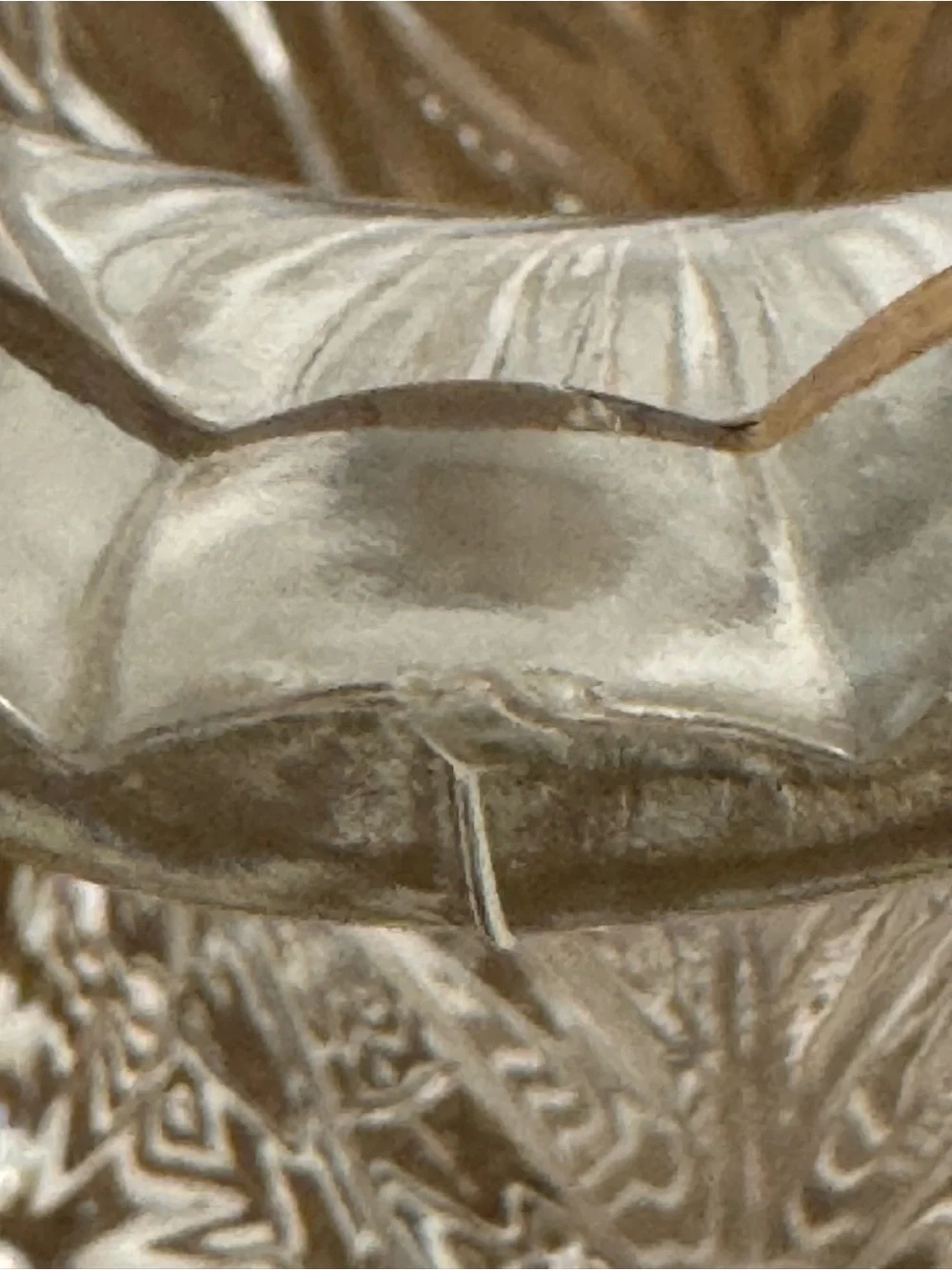Vintage Princess House Crystal Heritage Romance Collection Handled Flower Basket